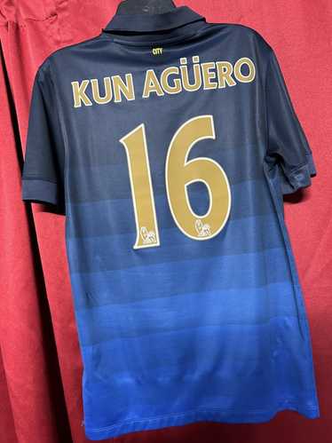 Nike Manchester City 2014-15 Away Kit Sergio Kun A