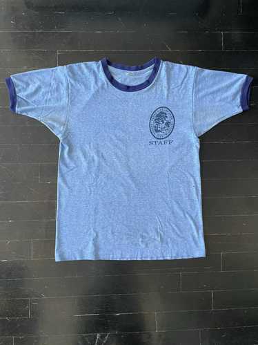 Vintage 1970s Cincinnati Reds Thrashed Ringer T Shirt 