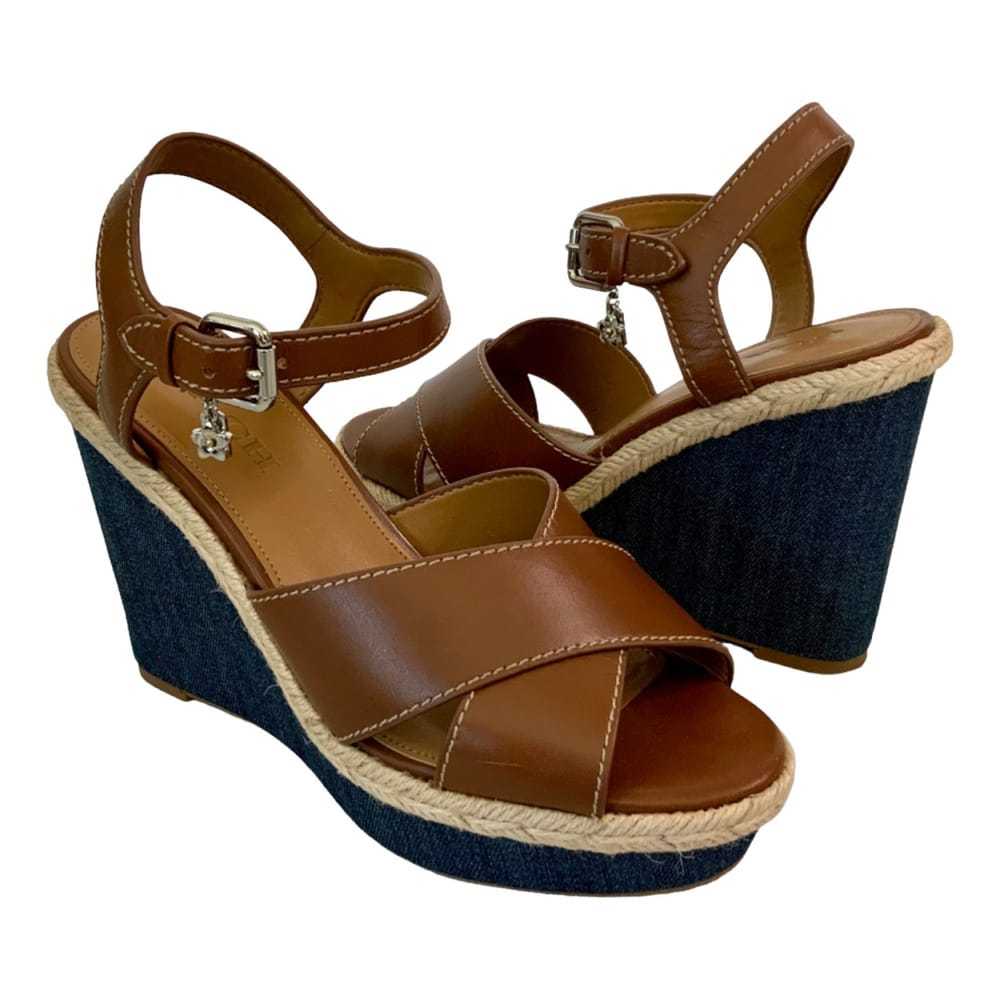 Coach Leather sandals - image 1