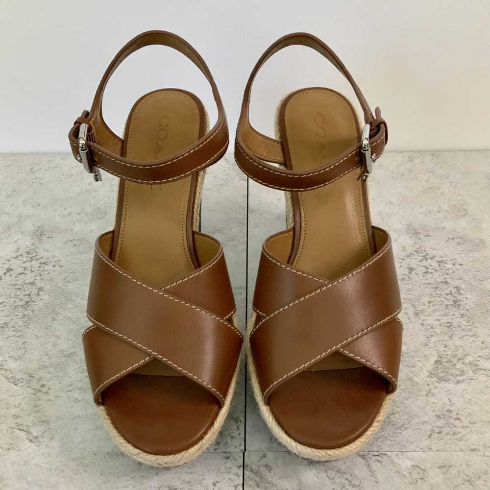 Coach Leather sandals - image 2