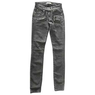 Pierre Balmain レディース ジップ付きグレージーンズ Pierre Balmain レディース ジップ付きグレージーンズ