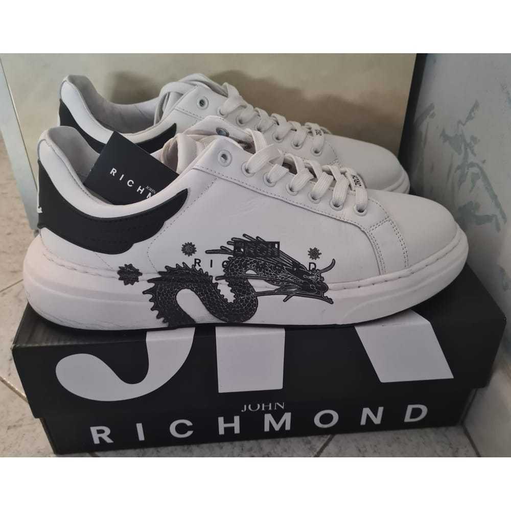 John Richmond Leather low trainers - image 4