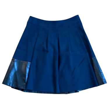 Vince Leather mid-length skirt