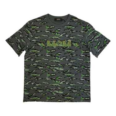 MCM★素敵！Mens Blue/Gray Cotton Orange Camo Lion T-shirt MCM☆素敵！Mens Blue/Gray Cotton Orange Camo Lion T-shirt
