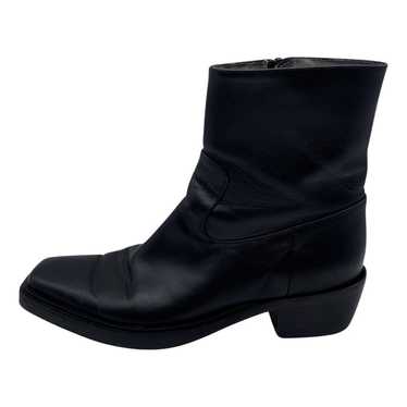 Gia Couture Leather ankle boots