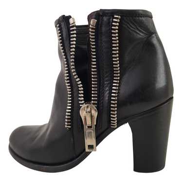 Via Roma xv Leather ankle boots