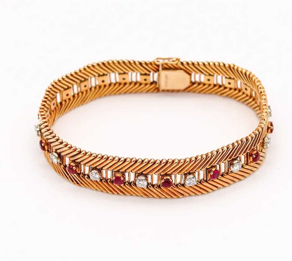 Bvlgari Milano 1950 Bracelet In 18Kt Gold With 5.… - image 6