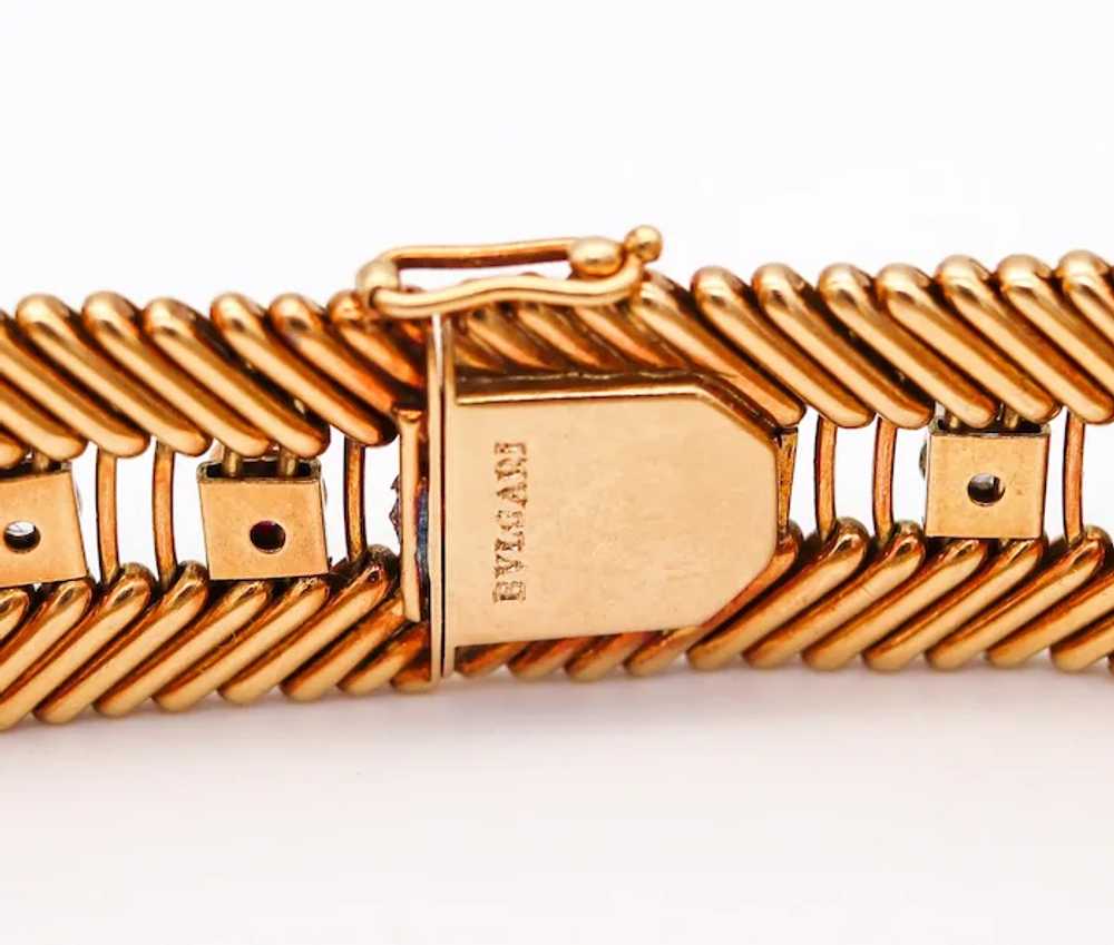 Bvlgari Milano 1950 Bracelet In 18Kt Gold With 5.… - image 8