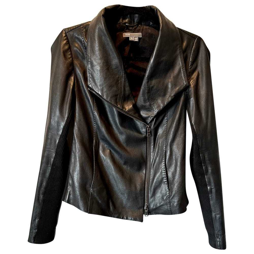 Vince Leather biker jacket - image 1