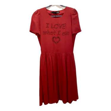 Moschino Love Silk mid-length dress - image 1