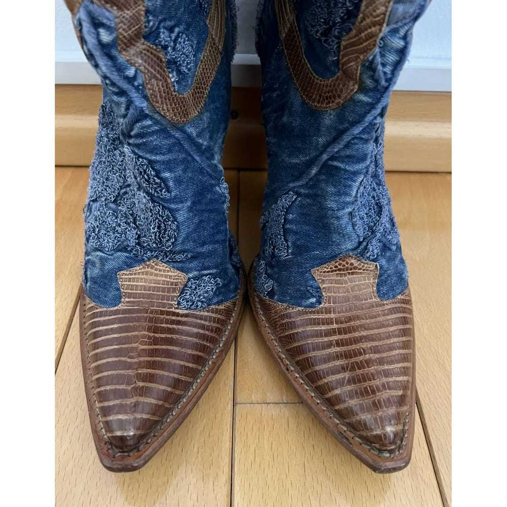 Nando Muzi Cloth cowboy boots - image 4