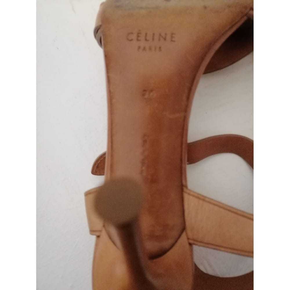 Celine Sharp leather sandal - image 3