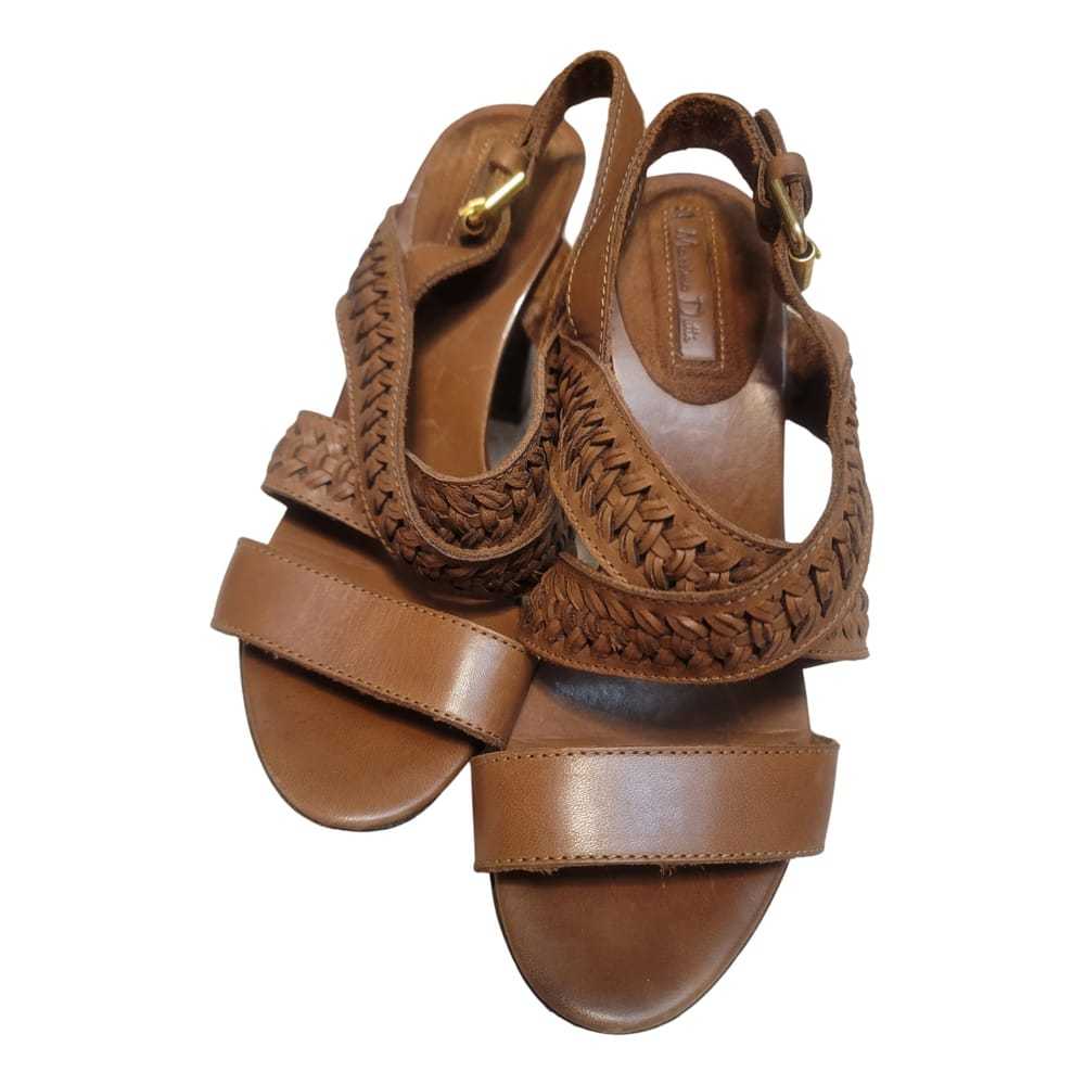 Massimo Dutti Leather sandal - image 1