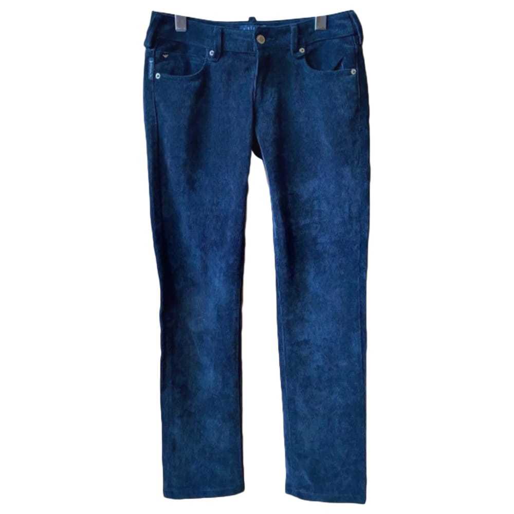 Armani Jeans Velvet straight pants - image 1