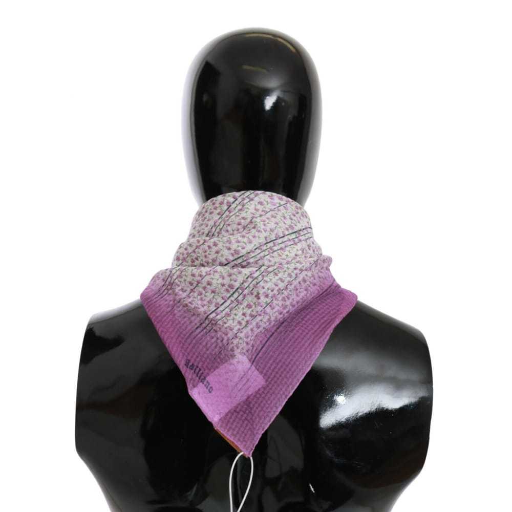 Galliano Silk scarf - image 8