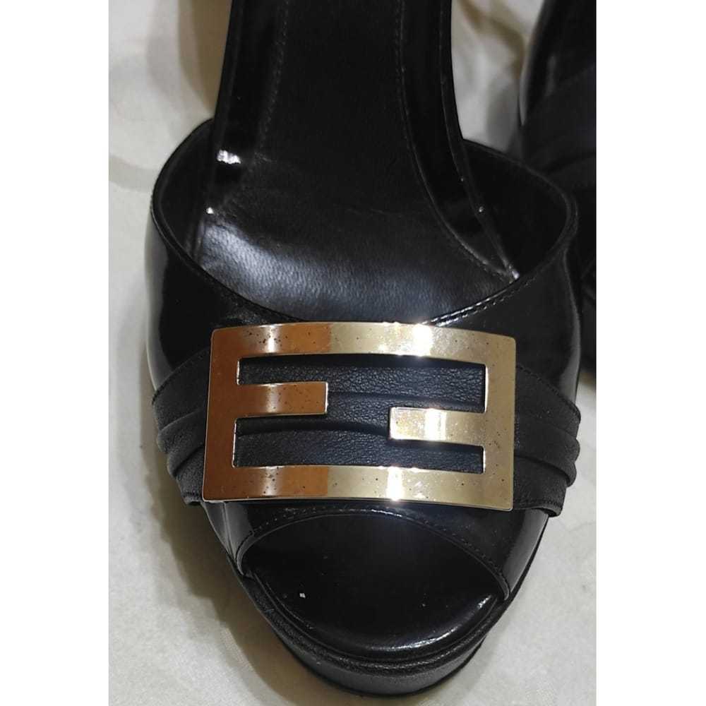 Fendi T-Bar patent leather sandals - image 5