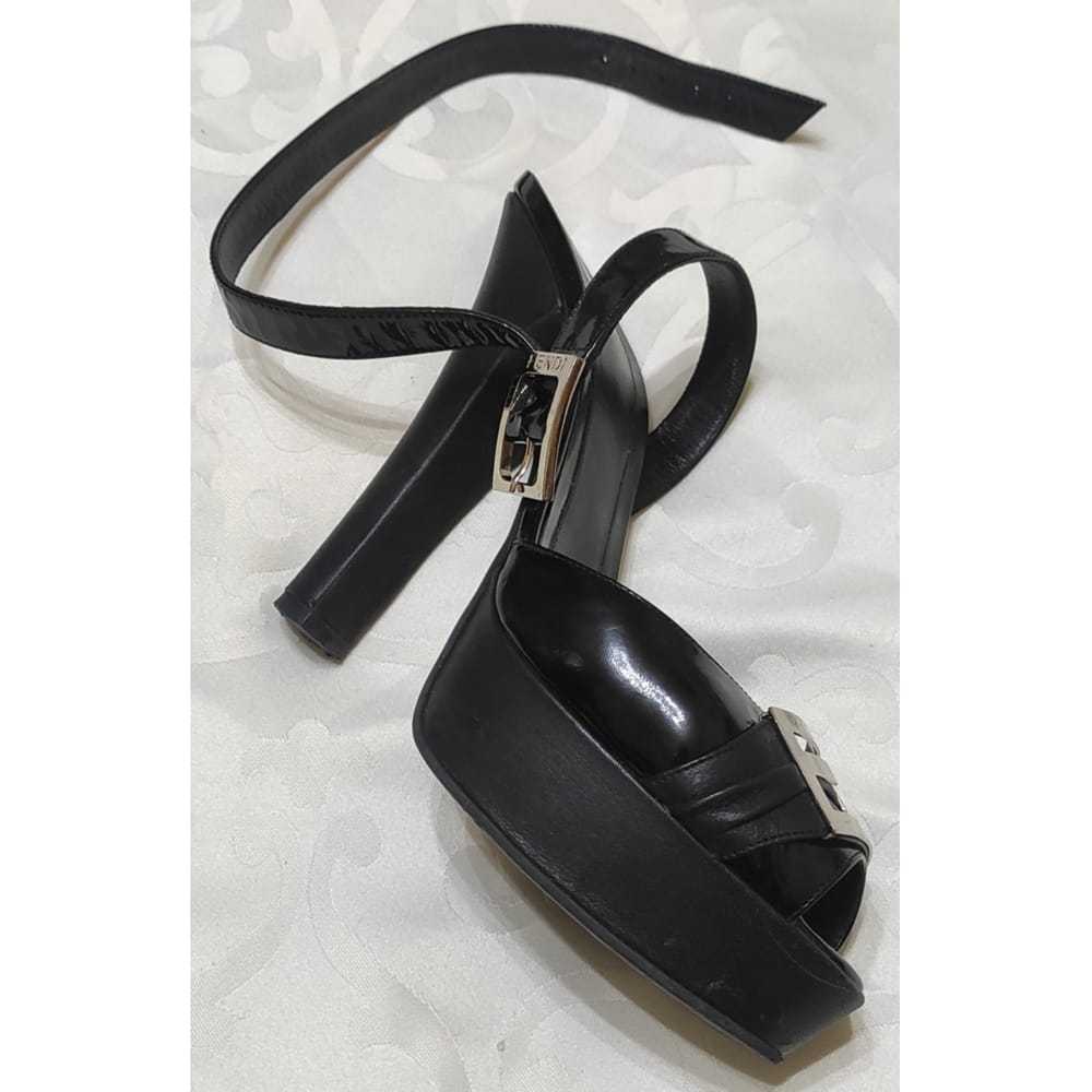 Fendi T-Bar patent leather sandals - image 9