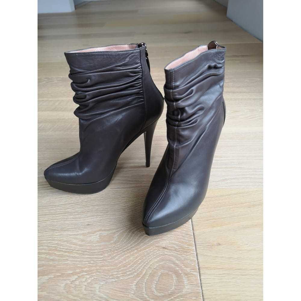 Pura Lopez Leather ankle boots - image 11