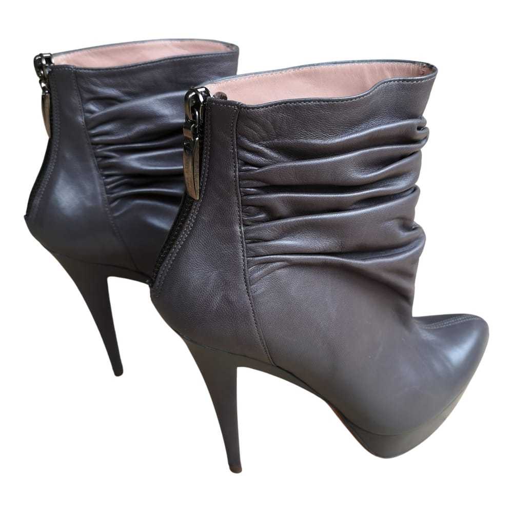 Pura Lopez Leather ankle boots - image 1