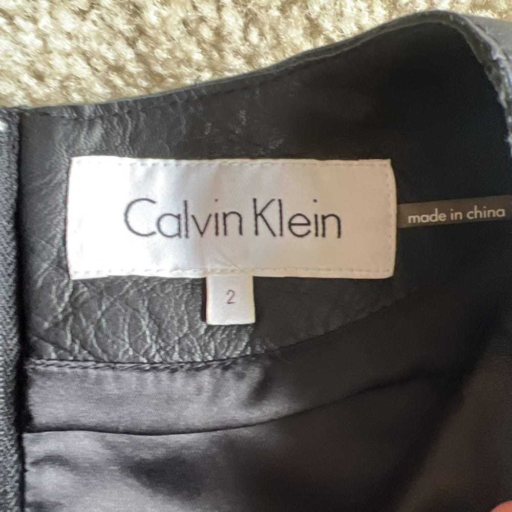 Calvin Klein Leather blouse - image 2