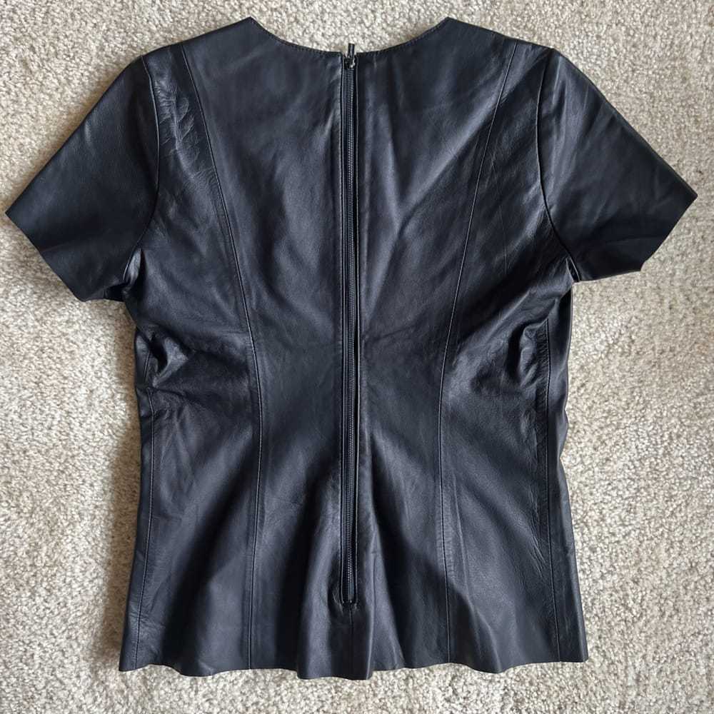 Calvin Klein Leather blouse - image 5