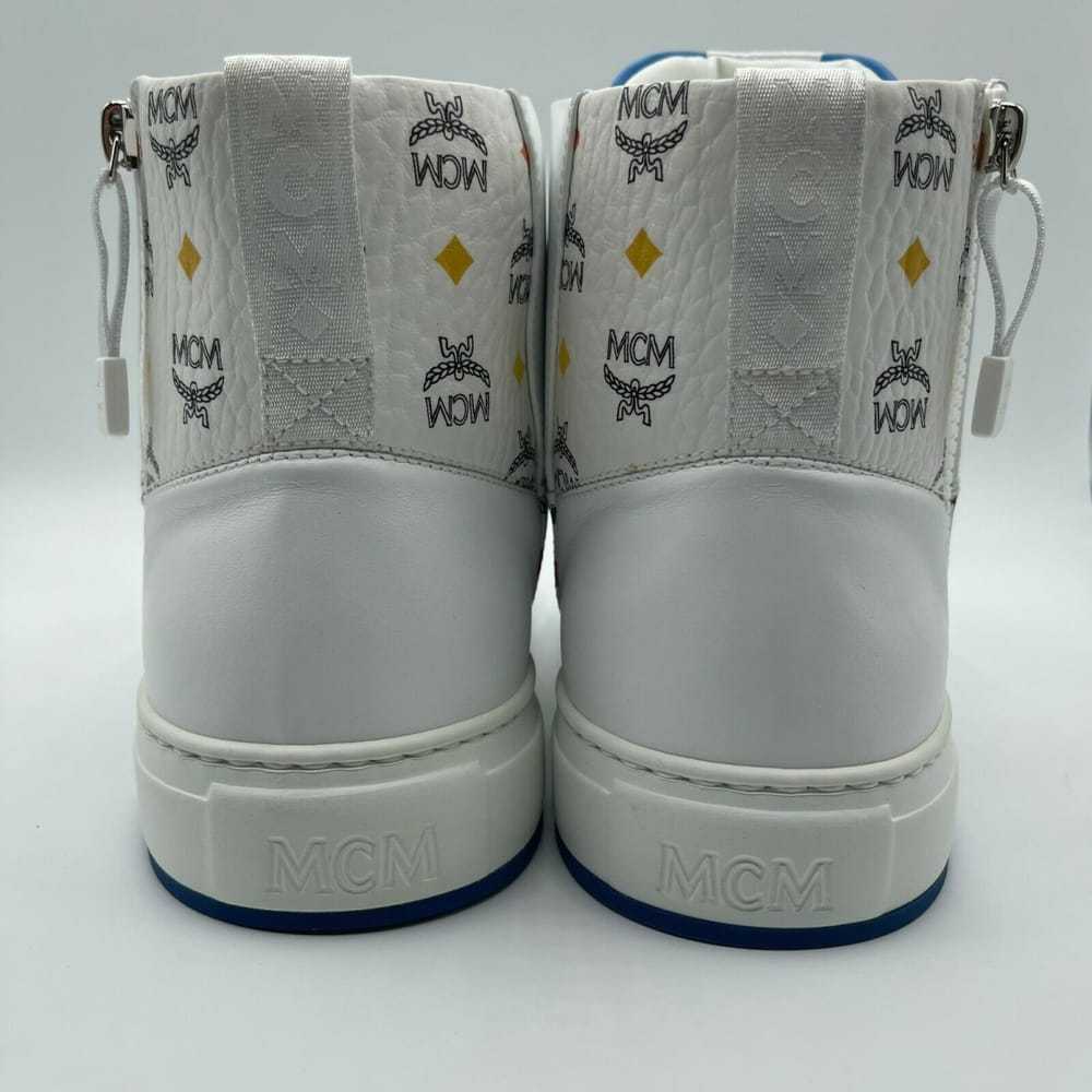 MCM Leather high trainers - image 5