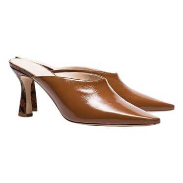 Wandler Patent leather mules