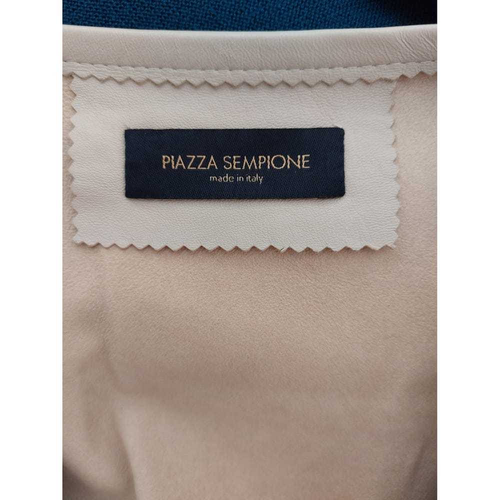 Piazza Sempione Leather coat - image 7
