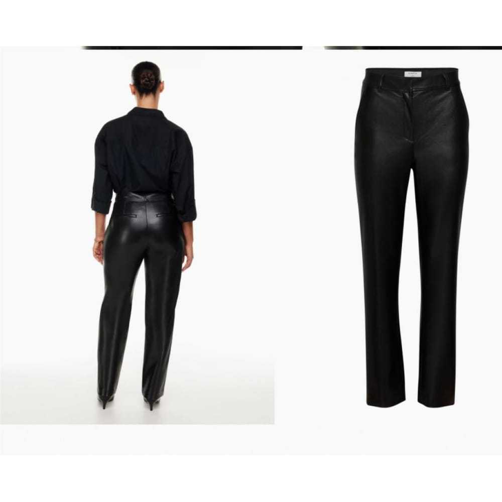 Babaton Vegan leather straight pants - image 11