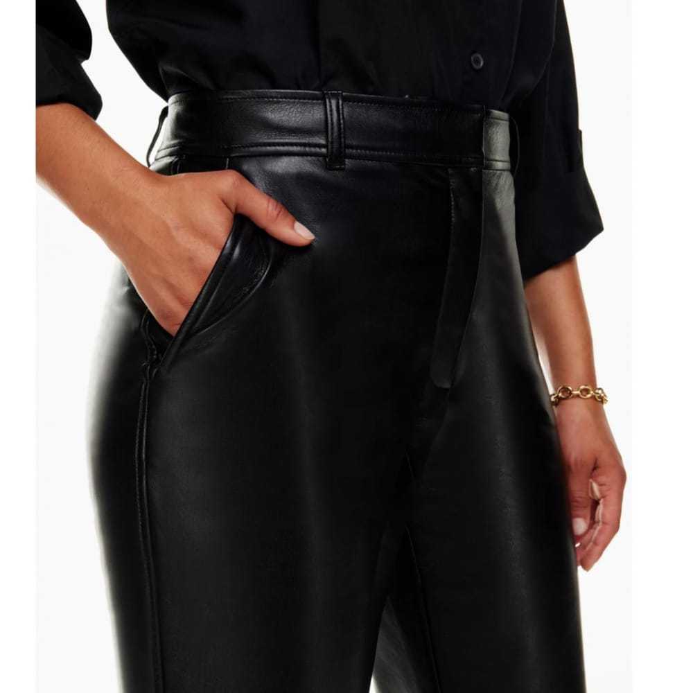 Babaton Vegan leather straight pants - image 12