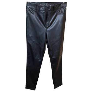 Wrstbhvr Leather straight pants - image 1