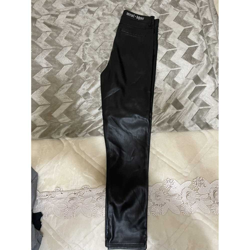 Wrstbhvr Leather straight pants - image 4
