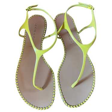Casadei Leather flip flops - image 1