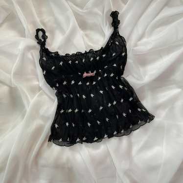 Victoria's Secret X Mary KATRANTZOU Convertible City Crossbody Bag Pink  Stripe: Handbags