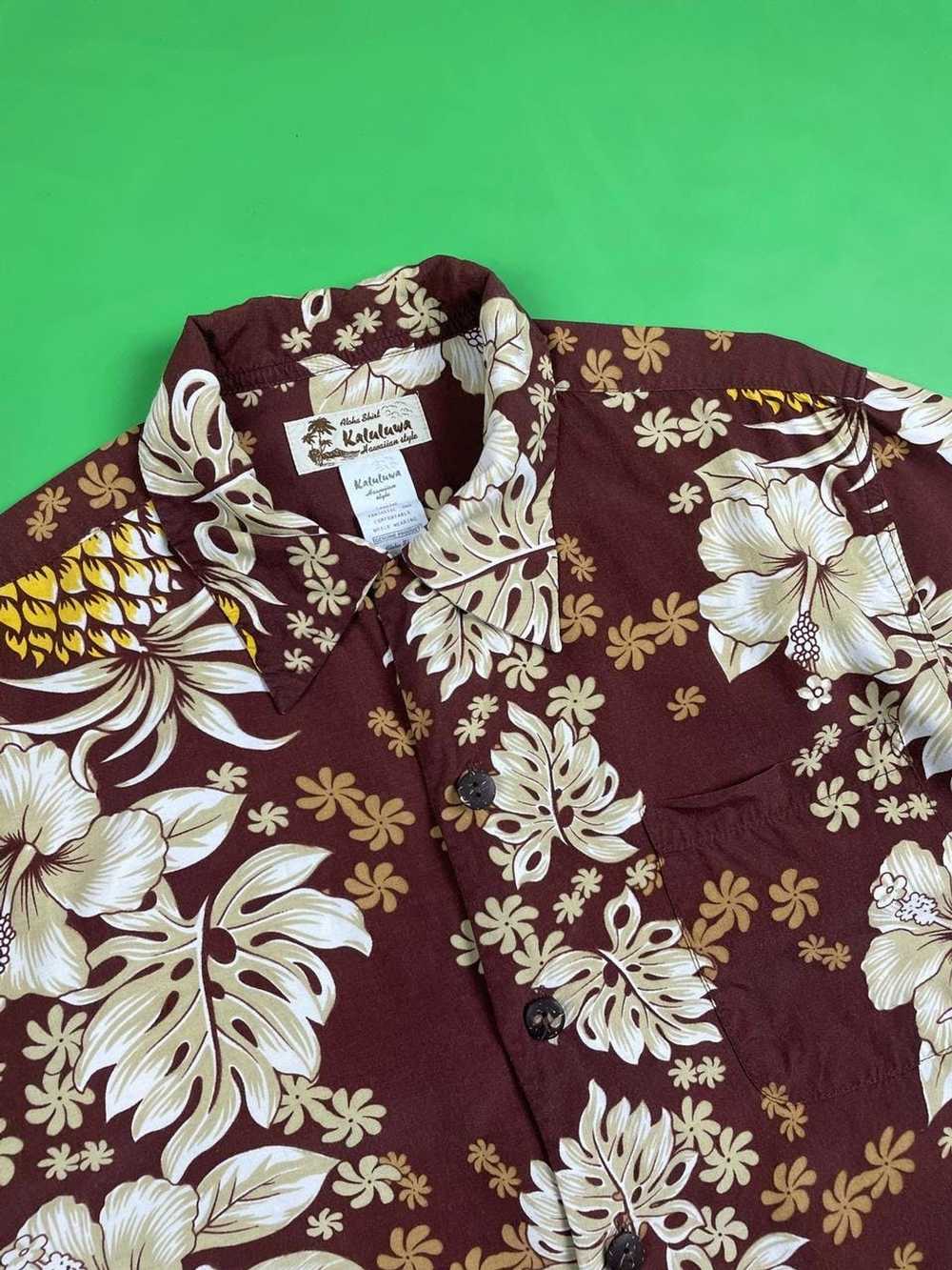 Hawaiian Shirt × Japanese Brand KALULUWA Japanese… - image 3