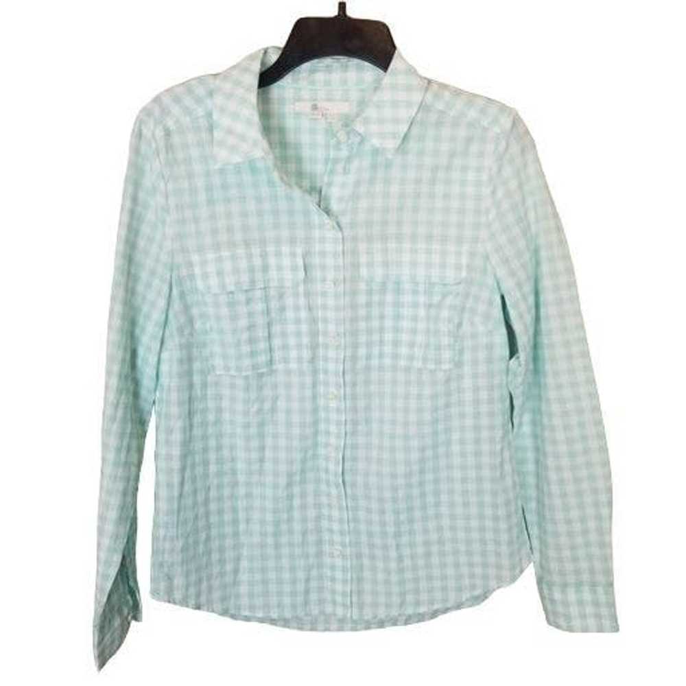 Boden Boden 8R Gingham Checkered Long Sleeves But… - image 1