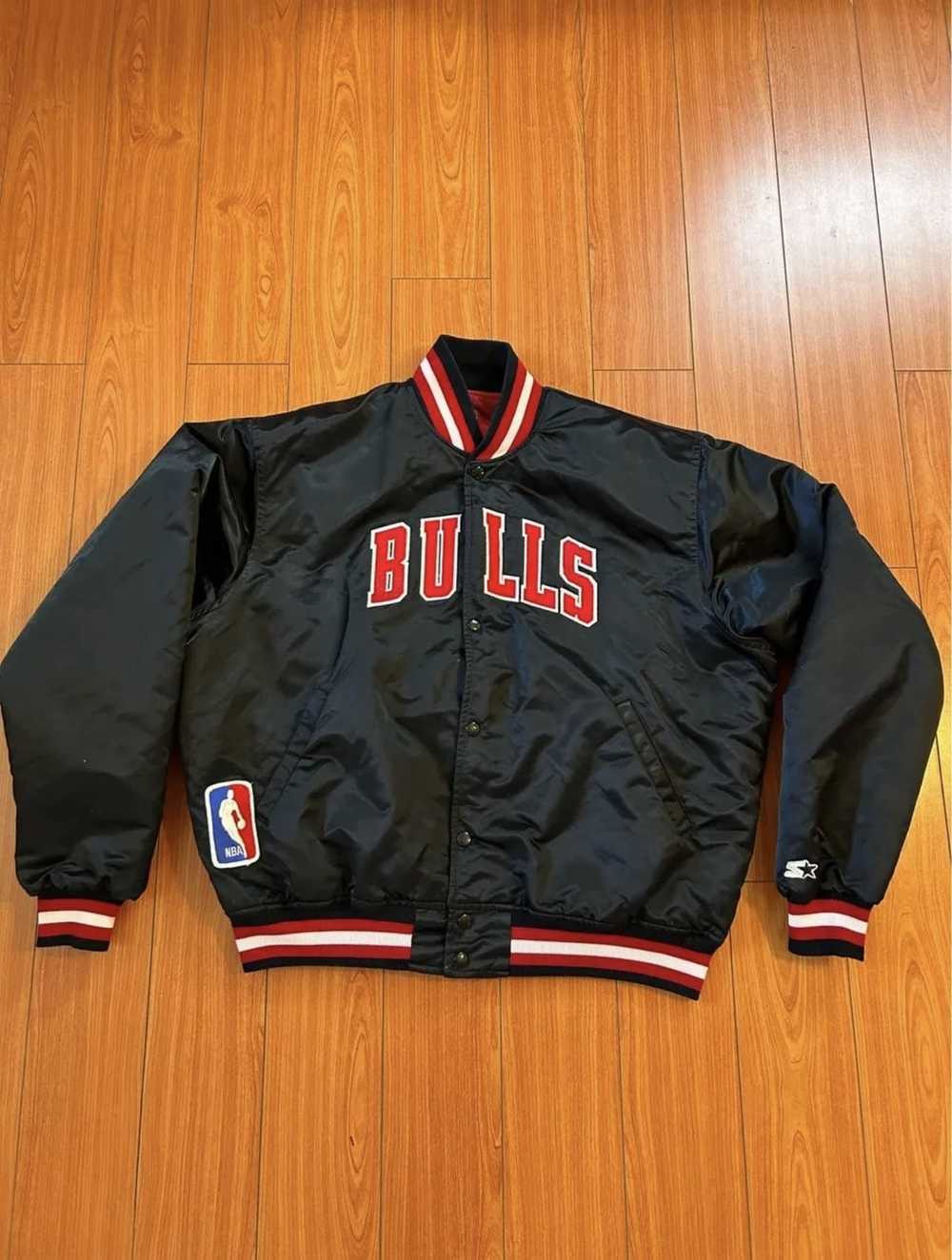NBA × Starter Chicago bulls starter satin jacket - image 1