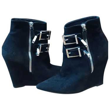 Barbara Bui Velvet ankle boots