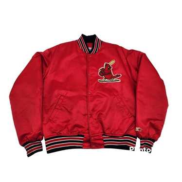 Rare Vintage Louisville Cardinals Starter Satin Jacket Size Adult Large Vtg