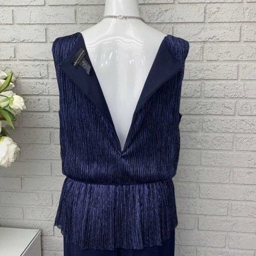 Other Connected Apparel Sleeveless Pleated Navy J… - image 7