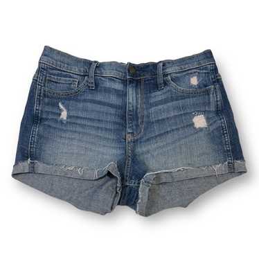 Hollister Jean Shorts Womens Size 3 / 29 Distressed Shortie Mid