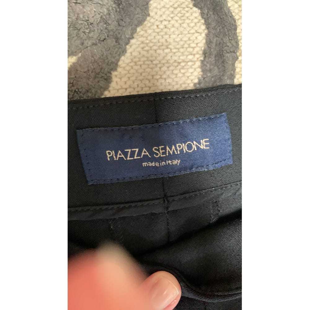 Piazza Sempione Wool straight pants - image 2