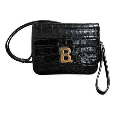 Balenciaga B leather handbag