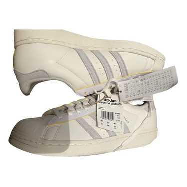 Adidas Superstar vegan leather low trainers - image 1