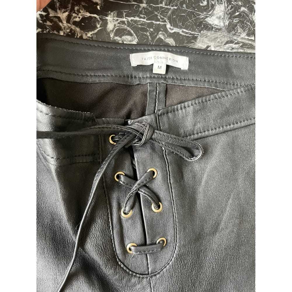 Faith Connexion Leather trousers - image 2