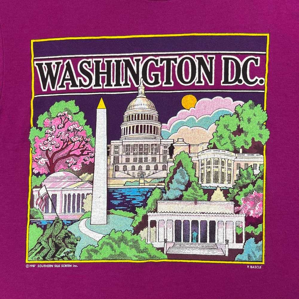 Hanes × Vintage Vintage Washington DC T-Shirt Sma… - image 3