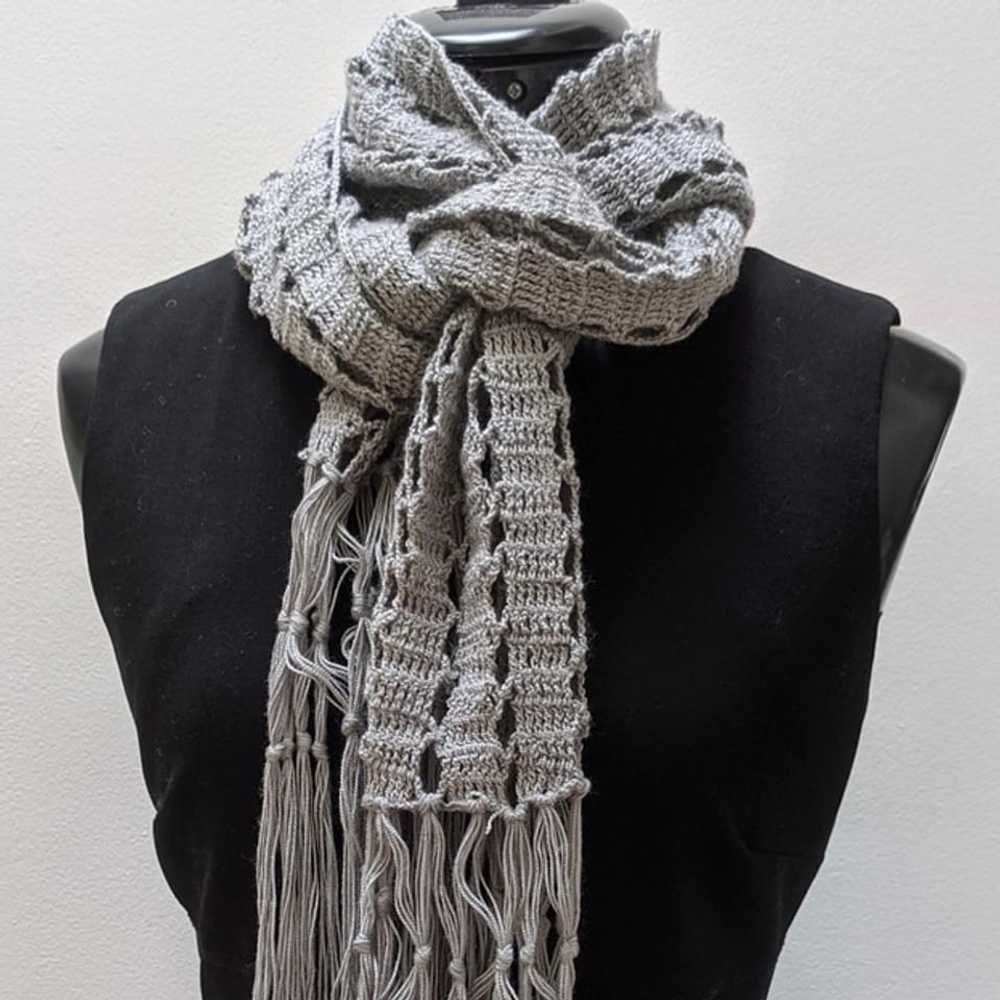 Handmade Macrame Scarf - image 1