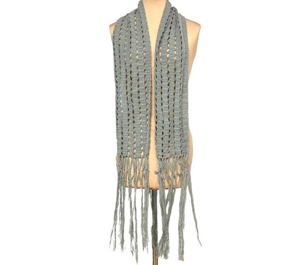 Handmade Macrame Scarf - image 2