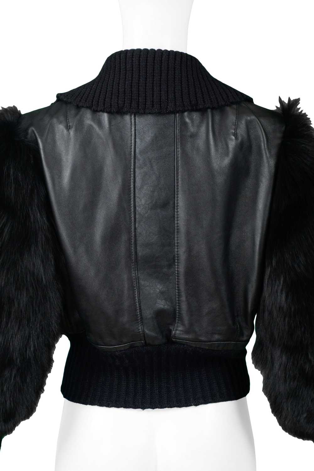GUCCI BY TOM FORD LEATHER & FOX FUR JACKET 2003 - image 3