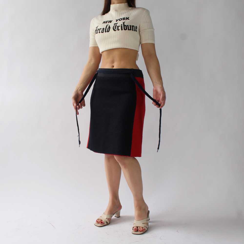90s Miu Miu Wool/Mohair Skirt - W28 - image 2
